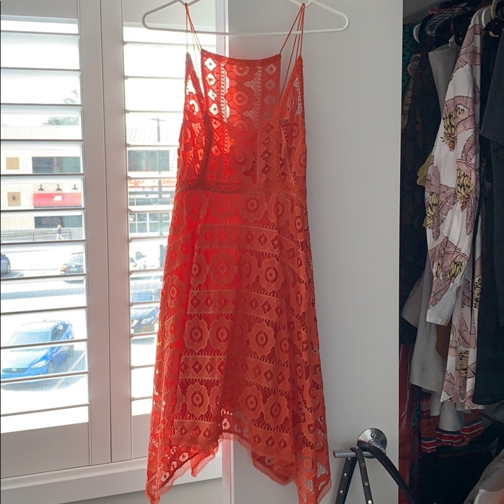 Orange dress
